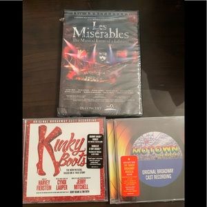 New With Tags:Broadway 🎭 Bundle: 2 CDs and DVD 📀